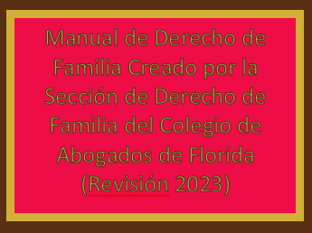 Family Law Handbook in Espanol