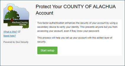 Figure 1. Screenshot of dialog box of email sent from DUO Security